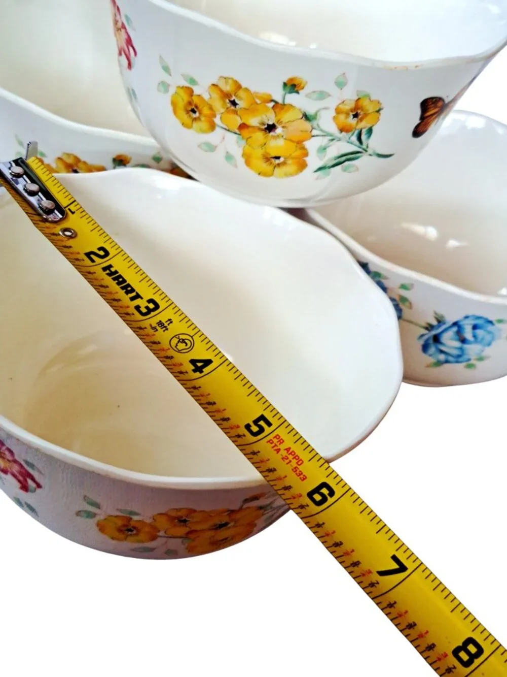 Lenox Butterfly Garden Melamine Soup Cereal Bowl 5 5/8